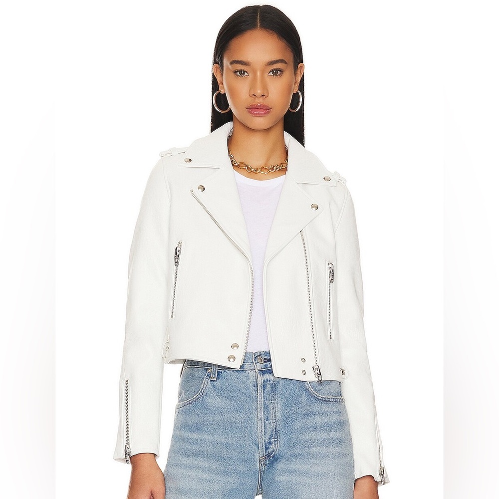 Off white Blank NYC leather jacket